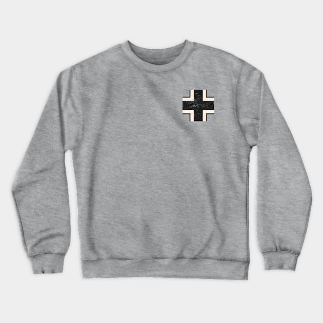 WW2 German Iron Cross Crest Crewneck Sweatshirt by Distant War